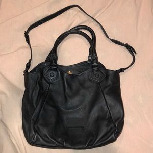 Marc By Marc Jacobs Satchel Purse Black Monochrome